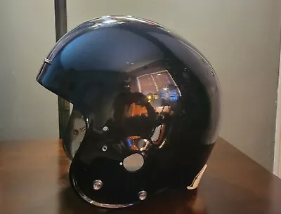 VTG Gloss Black Riddell VSR-4 Football Helmet Sz XL Small Earhole Used • $285