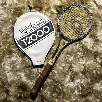 Wilson T2000 Tennis Racket & Cover • $19.99