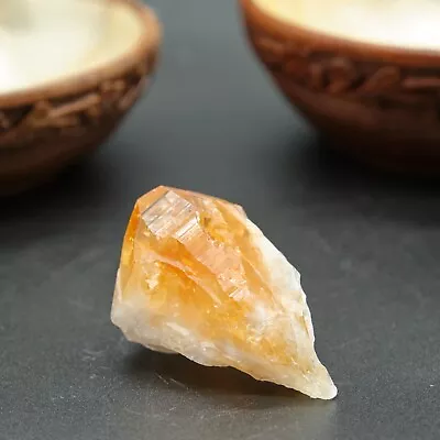 Rough High Grade Citrine Point Natural Raw Stone Healing Crystal Chakra 7cm 87g • £15.99