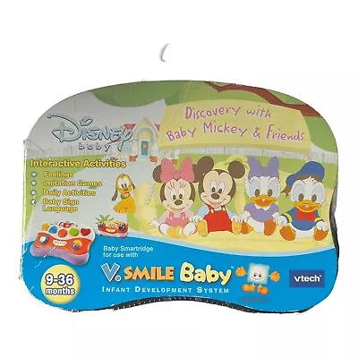 V Tech V Smile Baby Discovery W Baby Mickey Friends Ages 9-36 Months • $14.95