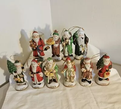 Lot Of 10 Vintage Memories Of Santa Christmas Ornaments Christmas Eve Inc. • $66.99