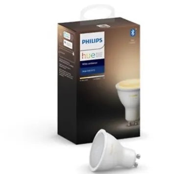$115.50 • Buy Philips Hue GU10 Smart/Bluetooth/Wi-Fi LED 5W Globe/Light Bulb White Ambiance