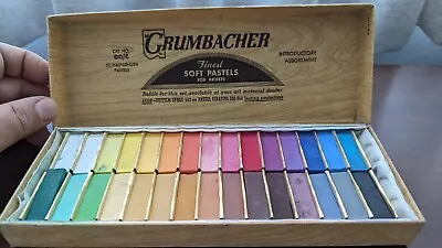 Grumbacher Finest Vintage Soft Pastels 30 Half-Length Assortment Set Cat No 00/C • $32.04