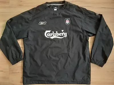 £72 • Buy LIVERPOOL! REEBOK Track Jacket Sweatshirt Drill Top Zip Long! 5/6 ! L Adult!