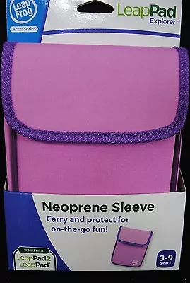 Leap Frog LeapPad Explorer Neoprene Sleeve Pink 7 In X 5.75 In • $17.09