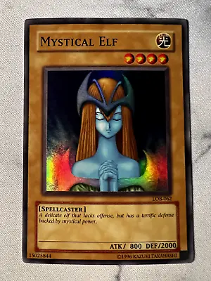 Mystical Elf LOB-062 Super Rare YuGiOh Card - Condition: HP • $4.50