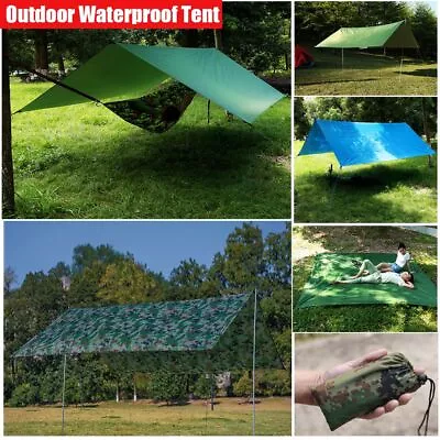 Pergola Ultralight Garden Canopy Awning Waterproof Tarp Ground Mat Tent Shade • $16.10