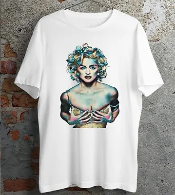 Madonna T-shirt Madonna Graphic Poster Gift Top Unisex T Shirt  • £7.99