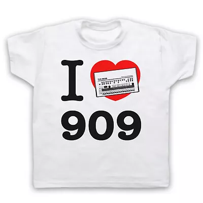 I Love 909 Machine Dance House Techno Hip Hop Music Kids Childs T-shirt • £15.99