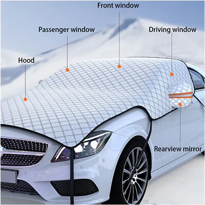  7 Layer Car Cover Outdoor Water Proof Rain Snow Sun Dust Sunshade UV Protector • $47.60