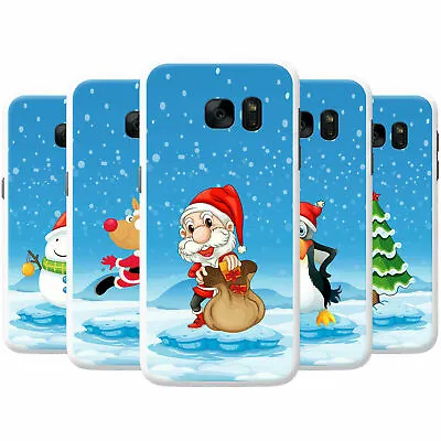 Joyful Christmas Time In Snow Snap-on Hard Case Phone Cover For Samsung Phones • £4.95