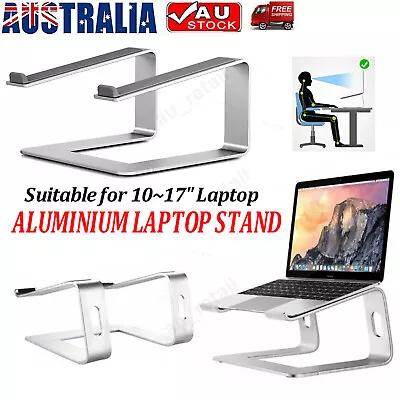 $26.88 • Buy Adjustable Portable Aluminum Laptop Stand Ergonomic Tray Holder Cooling Riser Au