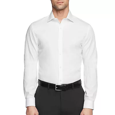 Men's Classic Fit Long Sleeve Wrinkle Resistant Button Down Premium Dress Shirt • $18.96