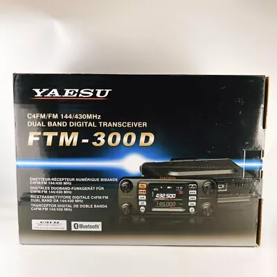 Yaesu FTM-300D  50W C4FM/FM 144/430MHz Dual Band Transceiver Black Ship From Jp • $305