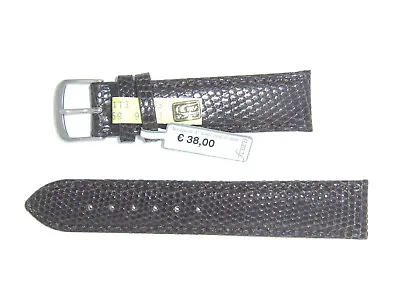 FLUCO  Genuine Lizard Leather Watch Band Strap Brown 20 Mm  Echt Eidechse  • $53.94
