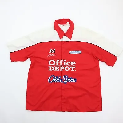 Stewart Haas Tony Stewart Office Depot Old Spice Pit Crew Shirt NASCAR Mens XL • $71.99