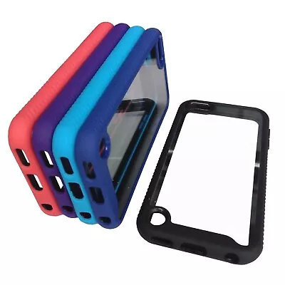 Bumper Clear Case Cover Coloured TPU Side For Apple IPod Touch 5 6 7 Shockproof • $10.99