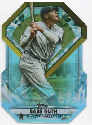 Babe Ruth 2022 Topps Diamond Greats Die Cut Insert #DGDC-19 • $1.99