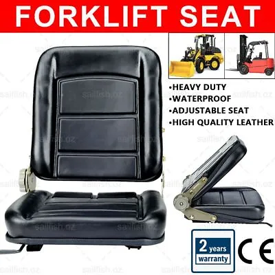 $65.95 • Buy Tractor Seat Forklift Excavator Universal Suspension Backrest Truck Chair Adjust