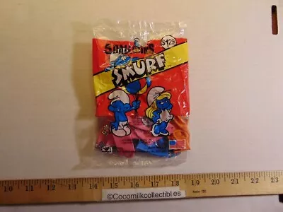 $17.99 • Buy Vintage Unopened Pack Of 5 Smurf Balloons National Latex Products Co