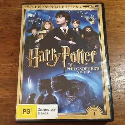 $6.38 • Buy Harry Potter And The Philosopher's Stone DVD Year 1 R4 Special Edition 