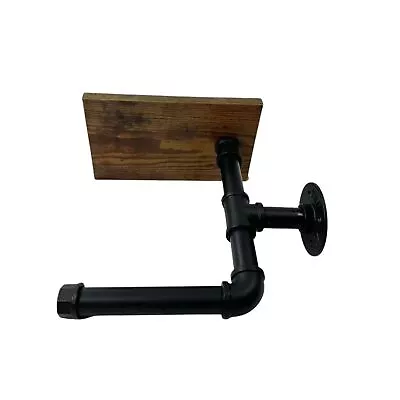 $31.45 • Buy Ekkio Adjustable Industrial Pipe Toilet Paper Roll Holder With Phone Shelf