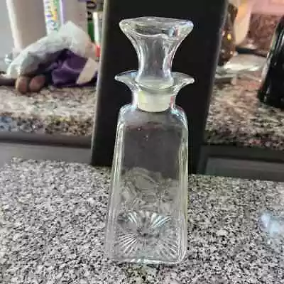 Vintage Glass Oil Or Vinegar Cruet / Decanter With Stopper • $20