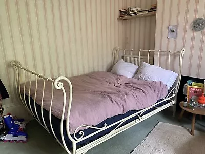 Laura Ashley Metal Double Bed Frame • £70