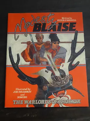 Modesty Blaise The Warlords Of Phoenix  1987 Titan Publishing Peter O'Donell • $14.99