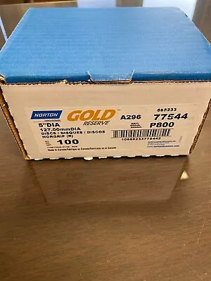 $29.99 • Buy Not 3m 800 Grit Sand Paper Norton Gold 5  Disc 800 Grit Sanding Disc 