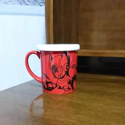 Rockman X MEGA MAN Zero Mug Cup With Lid JAPAN Limited USED VERY GOOD • $80.22