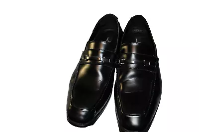 MARC ANTHONY   Black Loafers Slip On Casual Drivers Dress Shoes Men's Size 9 • $45