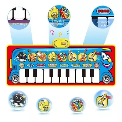 Kids Piano Mat Baby Play Dance Large For Children 50  Musical Big Floor Giant • £12.99