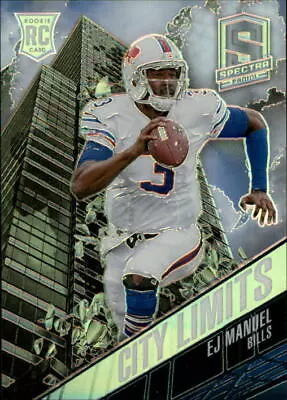 2013 Panini Spectra City Limits Buffalo Bills Football Card #59 EJ Manuel /99 • $2.25