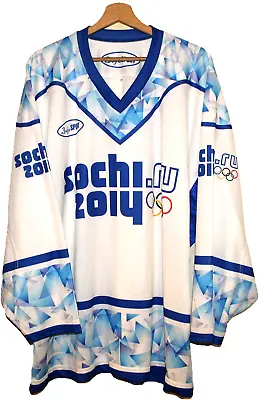 OLYMPIC Games RUSSIA 2014 SOCHI ICE HOCKEY Jersey Shirt BOSCO Sport Size 52 • $50