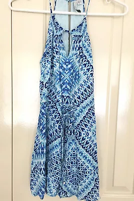 $40 • Buy Forever New Jumpsuit, Playsuit, Summer Clothing Size 6, Party, Blue As New