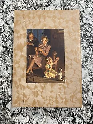 Vintage Joseph K. Straus “Evening At Home” RARE Wooden Puzzle Over 200 • $37
