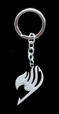 Fairy Tail Anime Manga Figure Keyring Silver Natsu Lucy Erza Gray Happy Tale Key • £3.99