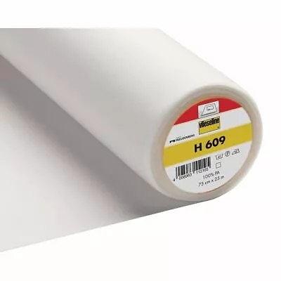 £2.99 • Buy H609 Vlieseline Iron On Fusible Stretch Jersey Woven Interfacing 75cm X .5m