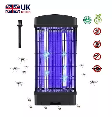 Electric Insect Bug Zapper Light UV Mosquito Killer Pest Catcher Lamp Fly Indoor • £13.99
