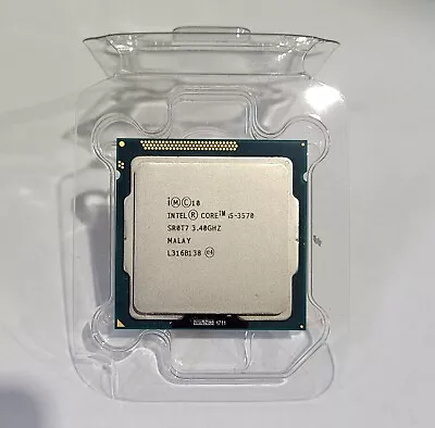 Intel Core I5-3570 3.40GHz LGA1155 Quad Core (Removed From Working Units) • $15