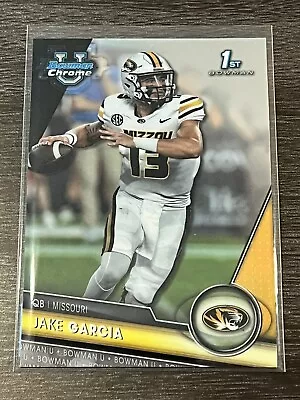 2023 Bowman Chrome University #99 Jake Garcia Rookie Missouri Tigers RC • $1.85