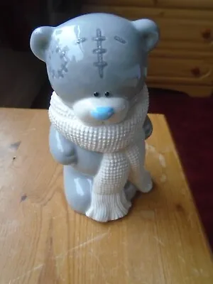 Me To You Blue Nose Money Box With Stopper Good Condition • £4.99