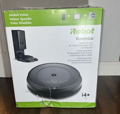 IRobot Roomba I4+ I4550  Robotic Vacuum & Dirt Disposal Stand  Wifi Black • $184.99