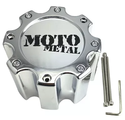 NEW Moto Metal MO963 Dually Chrome Rear Wheel Rim Center Cap 8x6.5 8x170 8x165.1 • $35