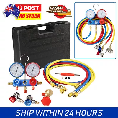 Air Conditioner Refrigeration Kit HVAC A/C Manifold Gauge R22 R134a /R410a/ R404 • $76.99