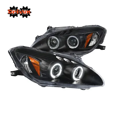 For  04-09 Honda S2000 Halo Projector Headlights LED Black Housing Clear Lens • $249.99