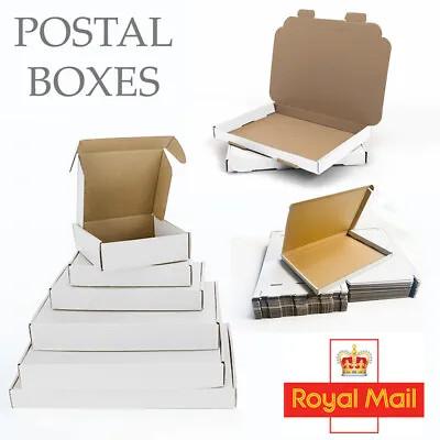 Royal Mail Small Shipping Cardboard Die Cut Boxes Fo  Parcel & Large Letter Post • £5.49