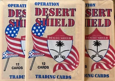 1991 Operation Desert Shield Trading Cards (Pacific Trading Cards) - NM/Better • $1.09