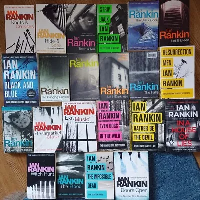 18 Rebus Paperbacks + 4 Other Ian Rankin Books • £0.99